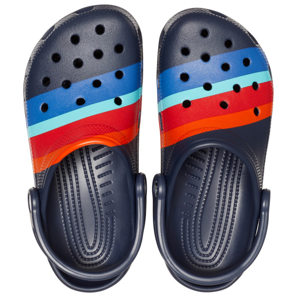 Сабо Classic Seasonal Graphic Clog (45; Navy/Multi)
